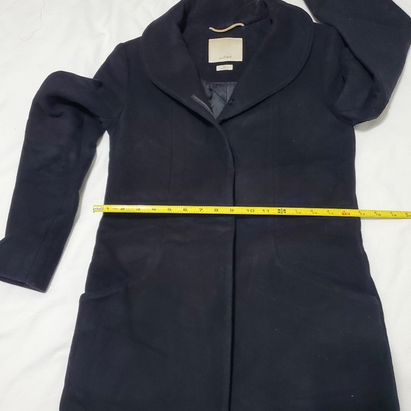 Wilfred Cocoon Coat Italian Wool Cashmere Blend Black XSmall - Picture 14 of 15